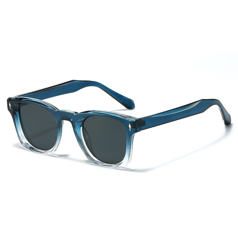 Square Frame Sunglasses with Tinted Lenses