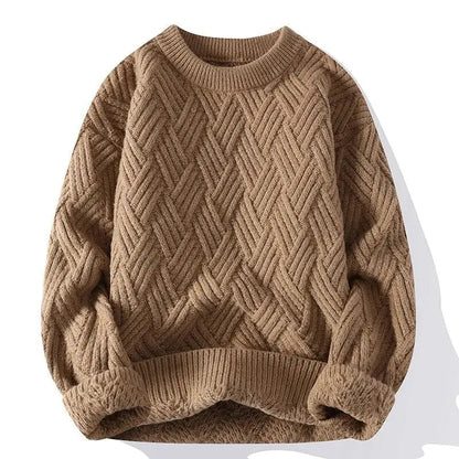 Morgan | Men's Crewneck Patterned Sweater