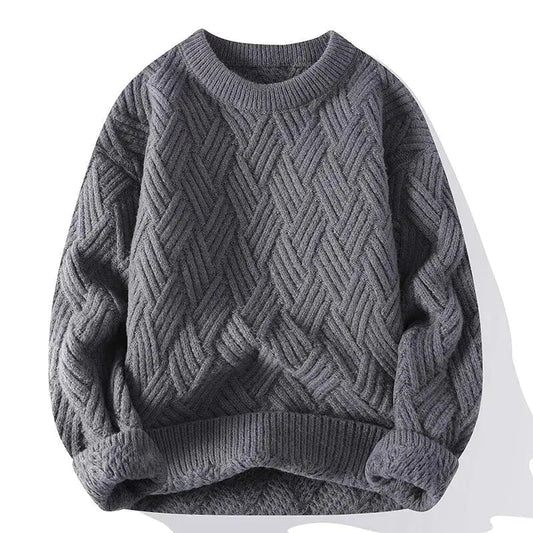 Morgan | Men's Crewneck Patterned Sweater