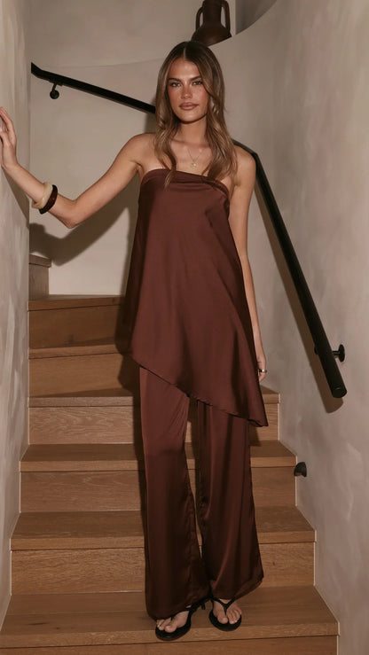 Tova | Women's Elasticated Wide Leg Pants