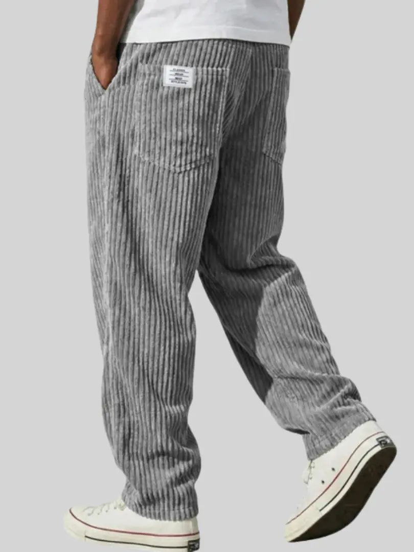 Emery | Relaxed Fit Sophisticated Corduroy Trousers