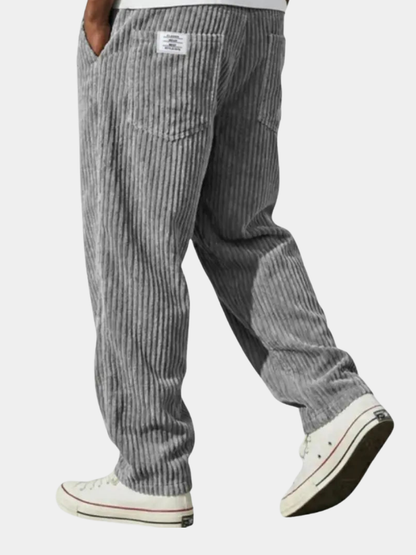 Emery | Relaxed Fit Sophisticated Corduroy Trousers