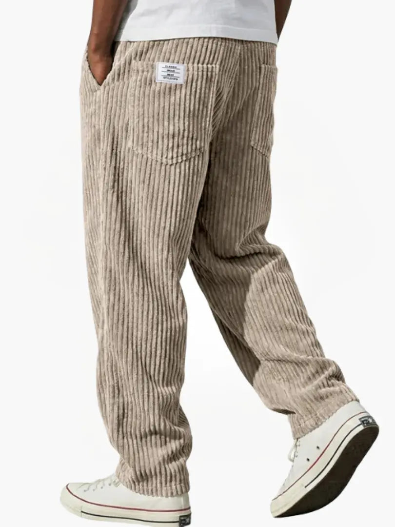 Emery | Relaxed Fit Sophisticated Corduroy Trousers
