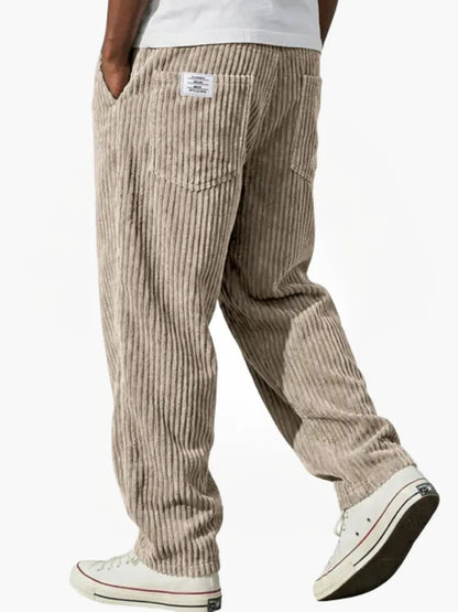 Emery | Relaxed Fit Sophisticated Corduroy Trousers