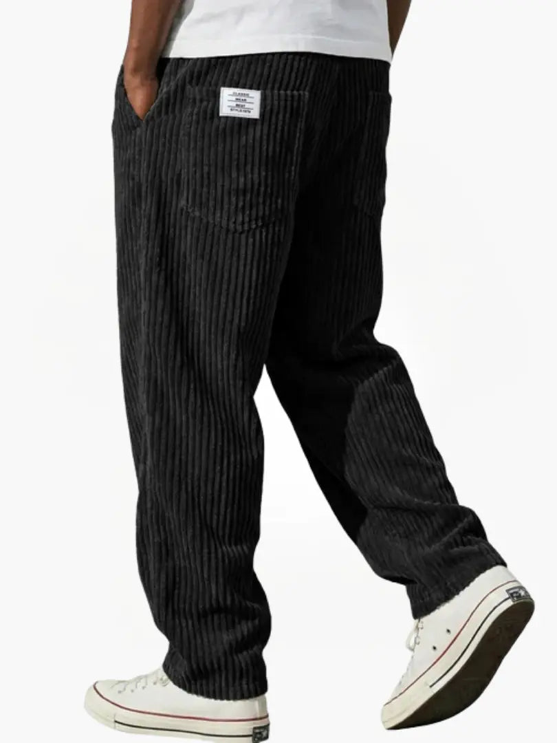 Emery | Relaxed Fit Sophisticated Corduroy Trousers