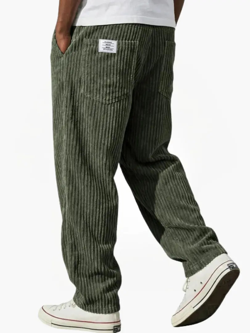 Emery | Relaxed Fit Sophisticated Corduroy Trousers