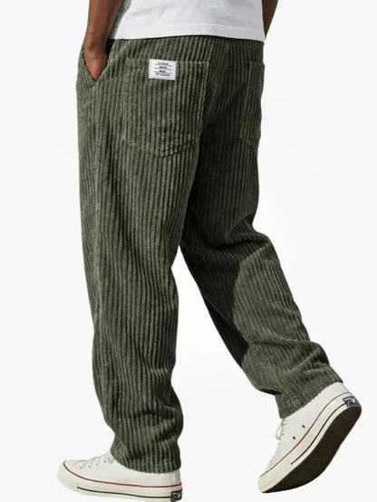 Emery | Relaxed Fit Sophisticated Corduroy Trousers