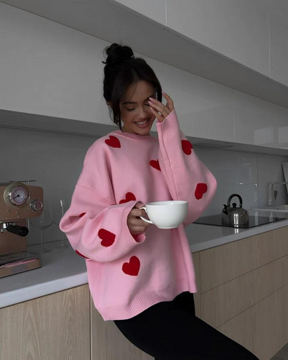 Claire | Women's Love Embroidery Sweater