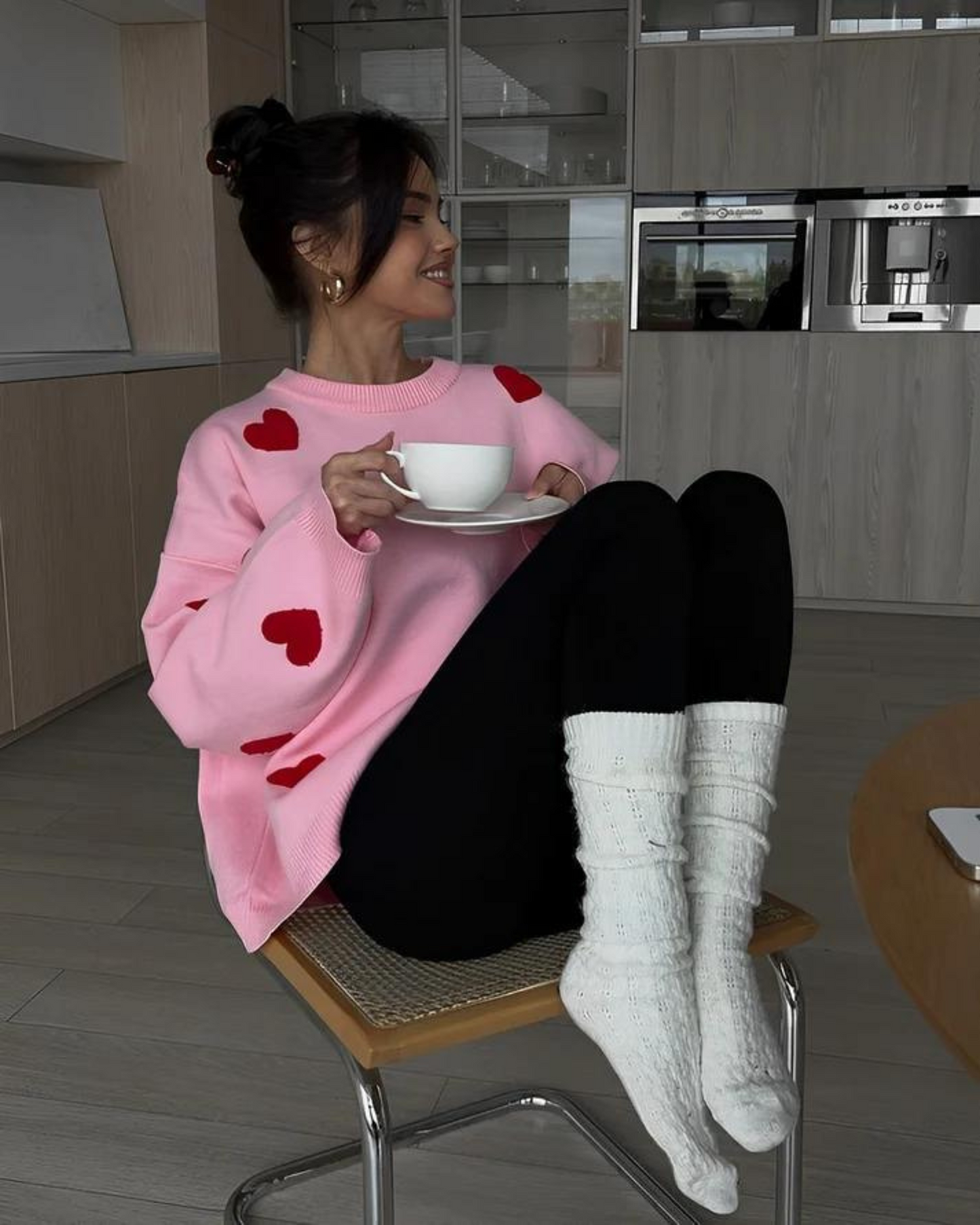 Claire | Women's Love Embroidery Sweater