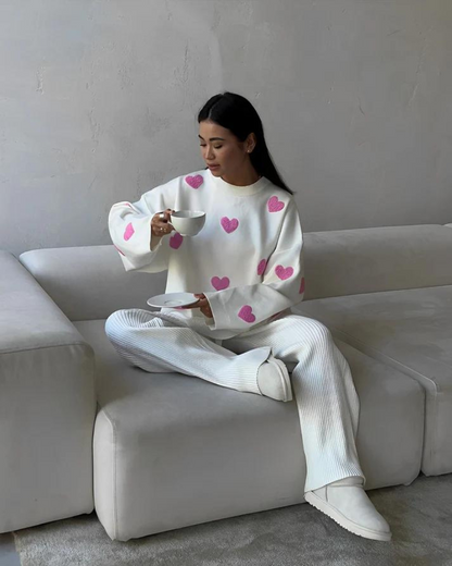 Claire | Women's Love Embroidery Sweater