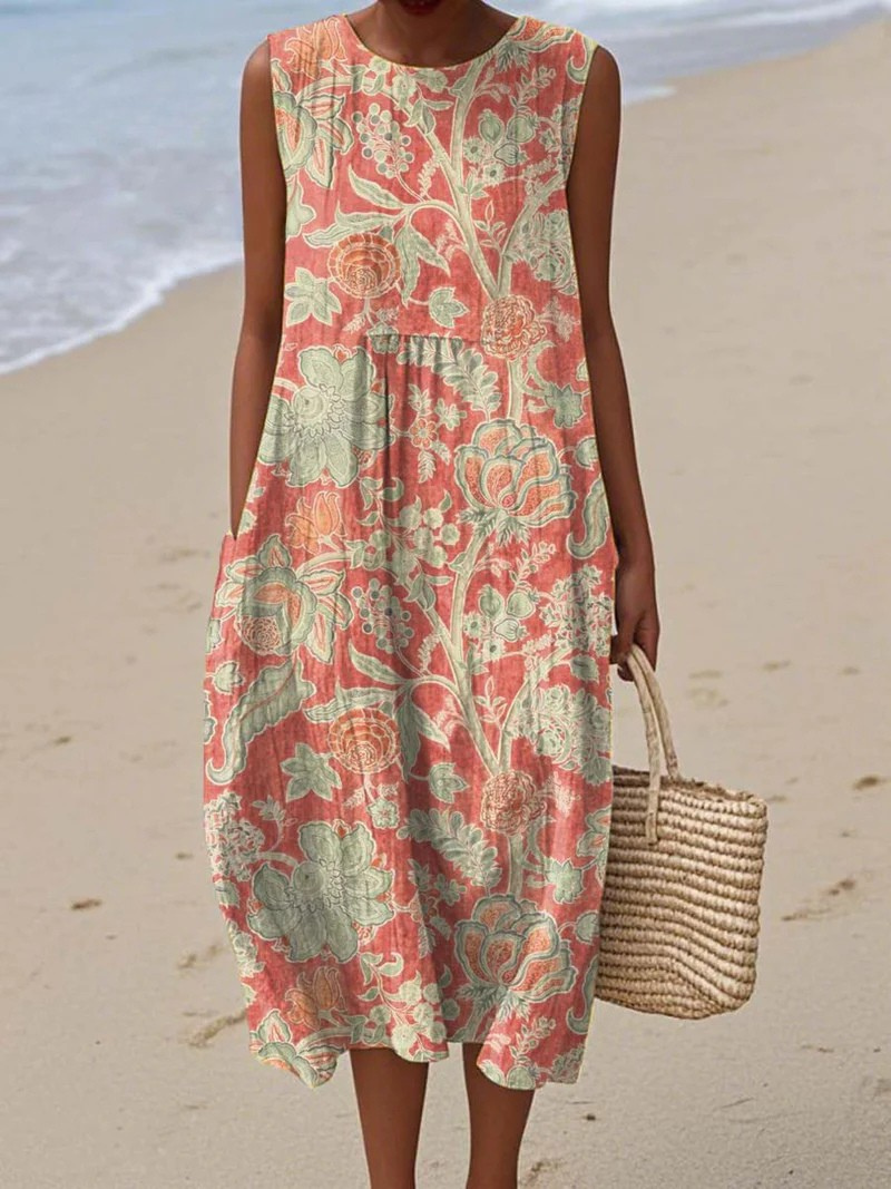 Aria | Artistic Print Summer Dress
