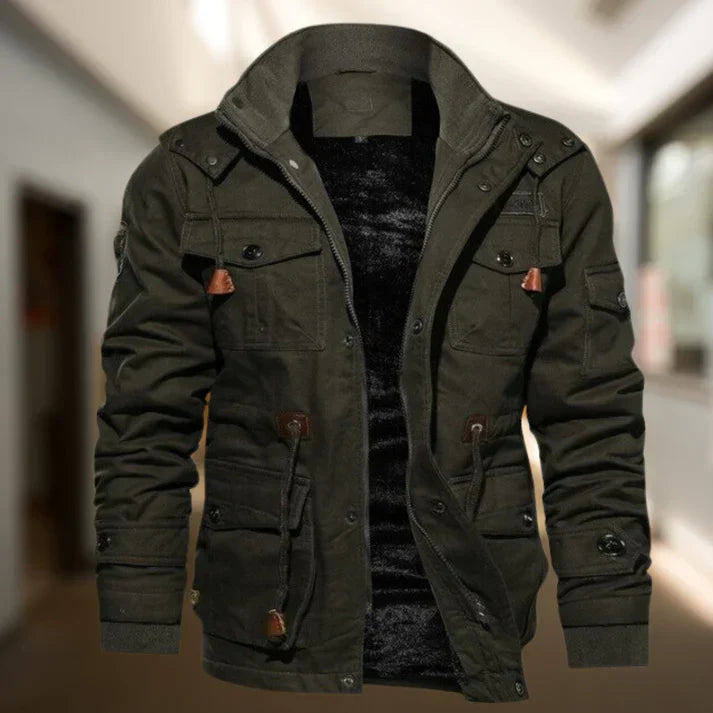 Preston | Men's Hooded Military Jacket