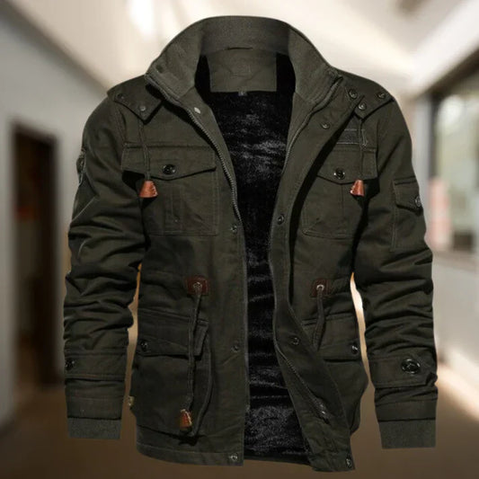 Preston | Men's Hooded Military Jacket