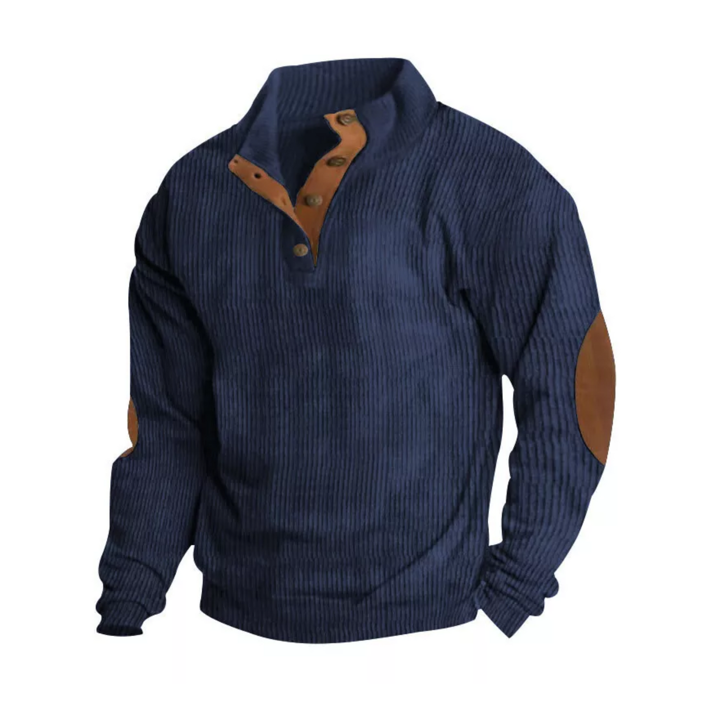 Wade | Men's Corduroy Quarter-Button Sweatshirt
