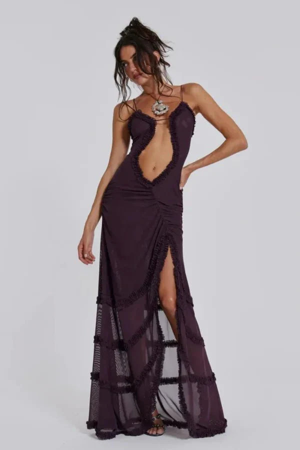 Alondra | Flowing Sunset Maxi Dress