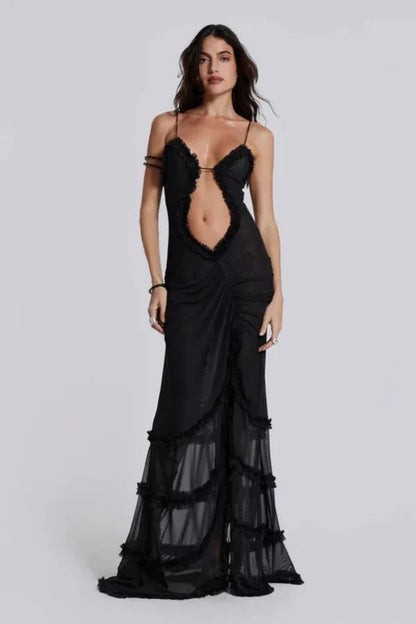 Alondra | Flowing Sunset Maxi Dress