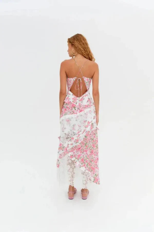 Indie | Boho Print Flowy Maxi Dress