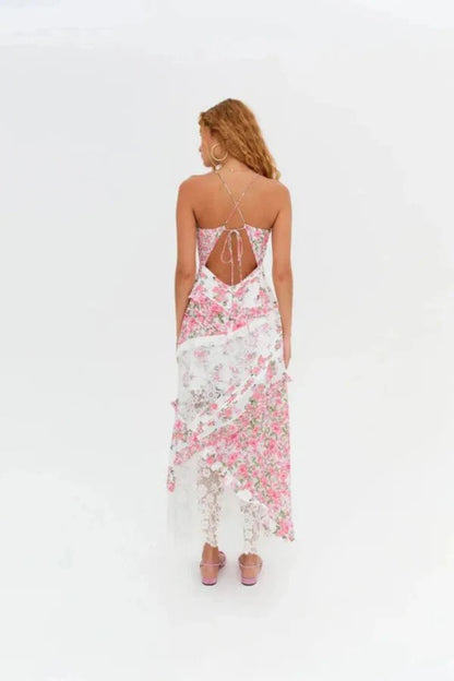 Indie | Boho Print Flowy Maxi Dress