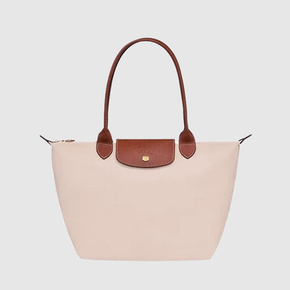 Valentina Rossi Tote Bag with Leather Trim