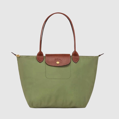 Valentina Rossi Tote Bag with Leather Trim
