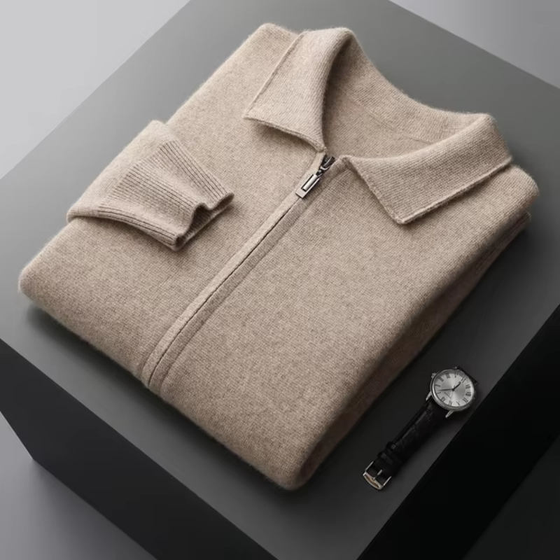 Robert | Men's Zip Up Sweater