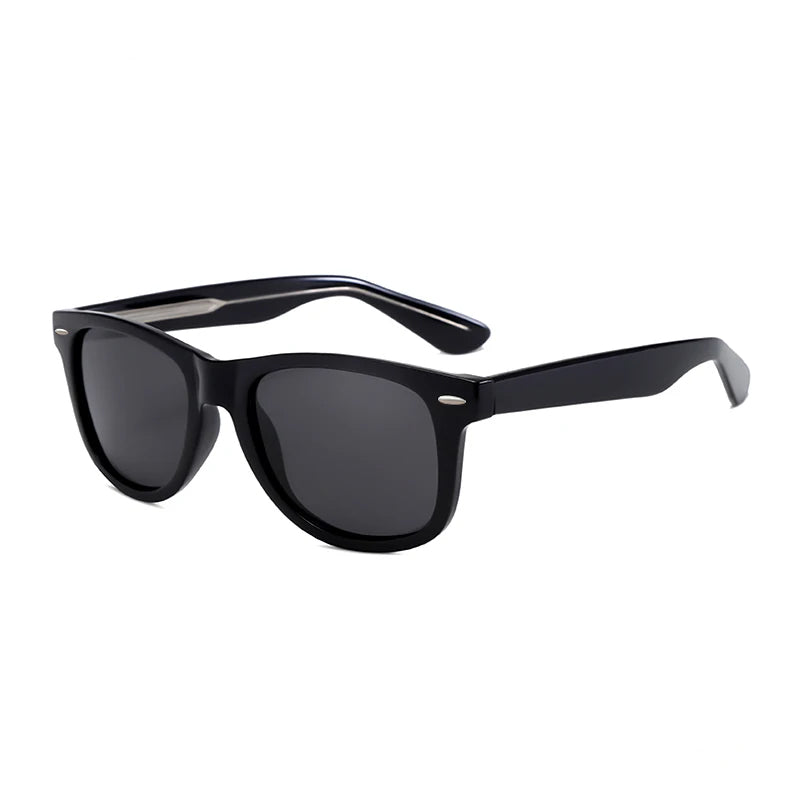 Vintage Square Sunglasses with Polarized Lenses
