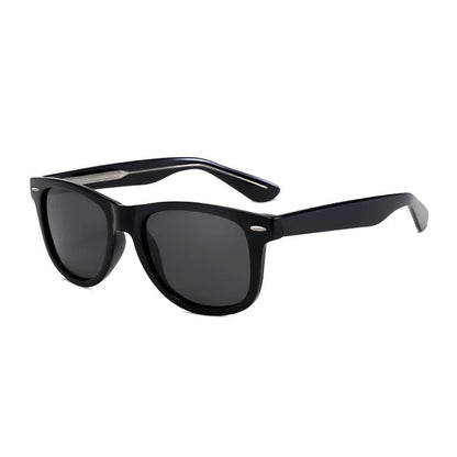 Vintage Square Sunglasses with Polarized Lenses