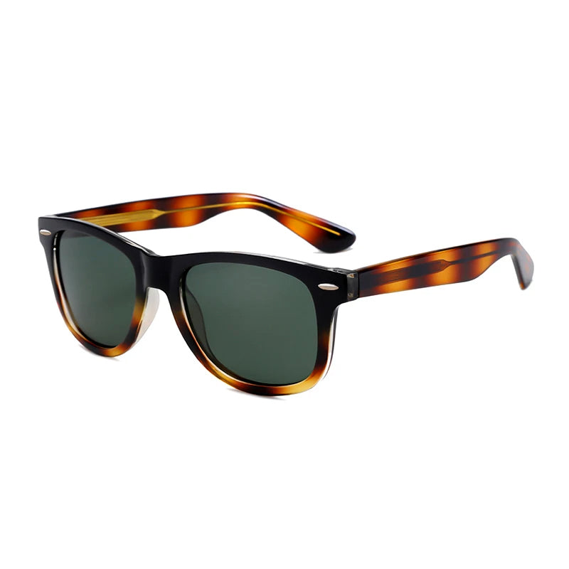 Vintage Square Sunglasses with Polarized Lenses