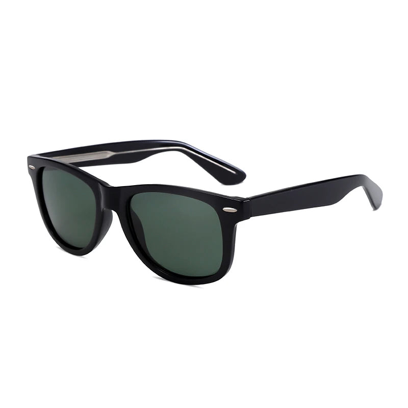 Vintage Square Sunglasses with Polarized Lenses