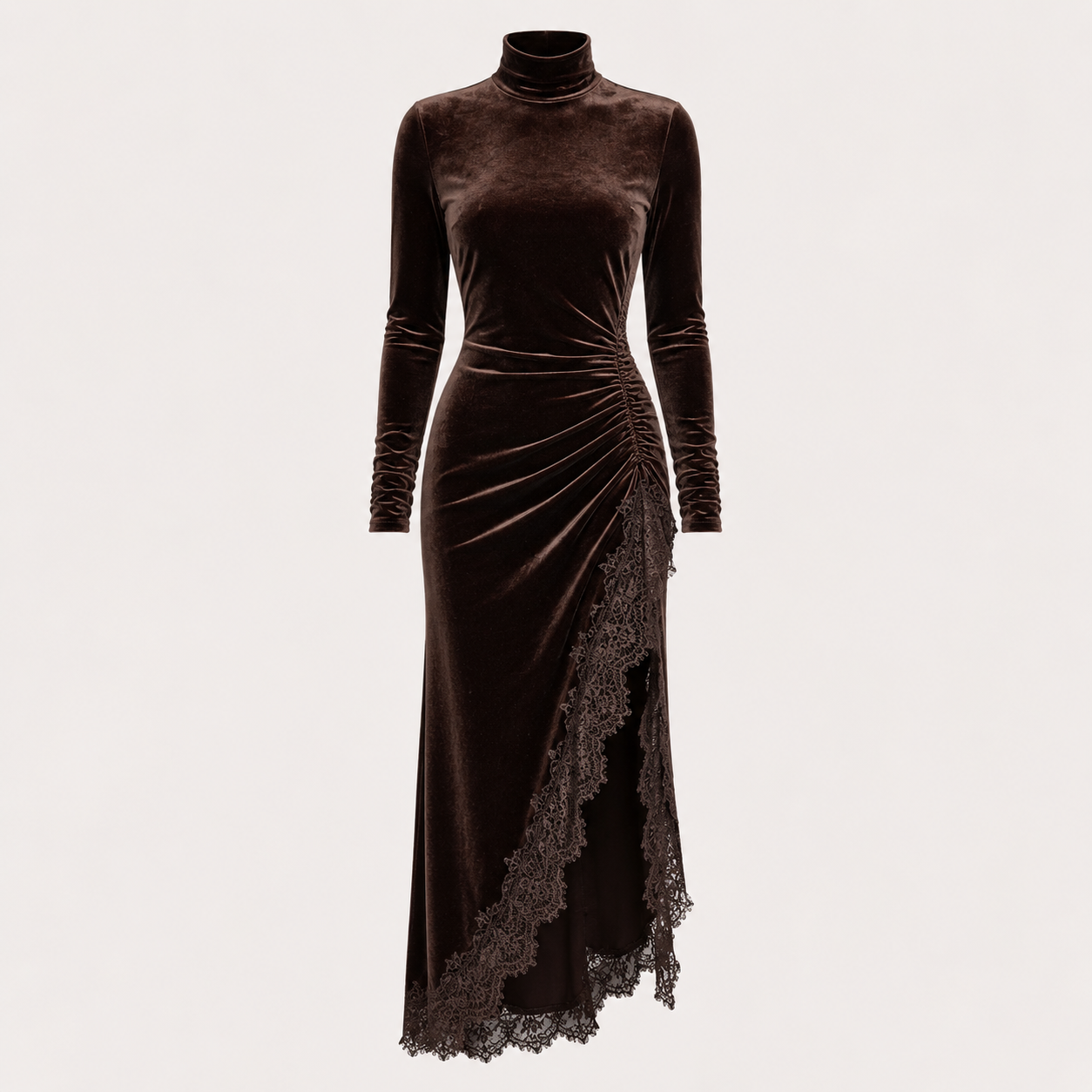 Elegant Velvet Maxi Dress For Women