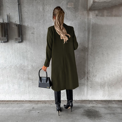 Women's Tailored Double-Breasted Coat