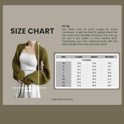 Women's Solid Open-Front Knit Shrug Sweater