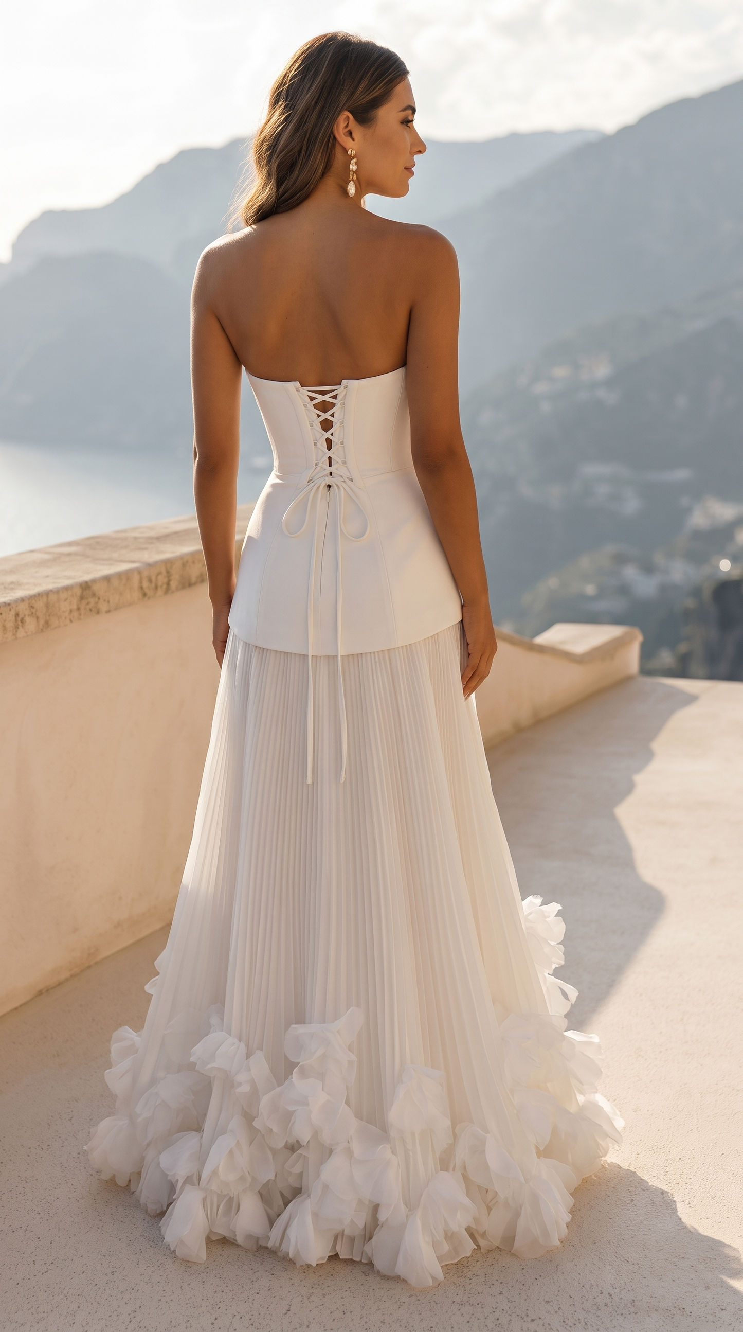 Rochelle | Strapless Floral Maxi Dress