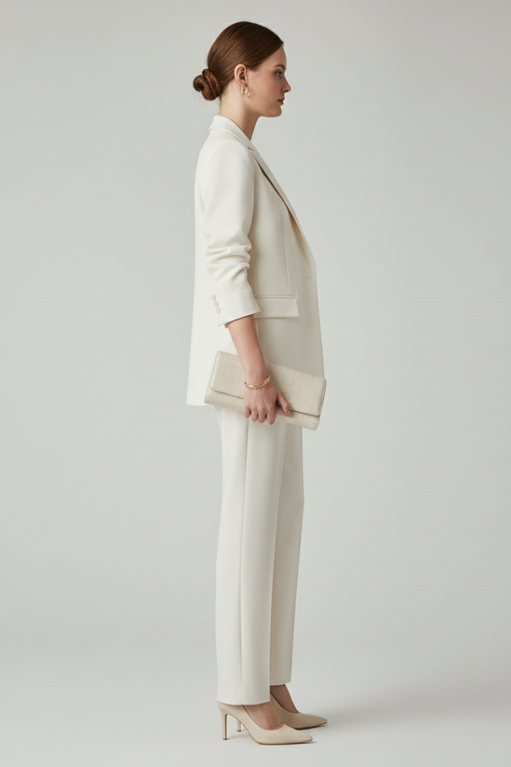 Harlow | Women's Blazer and Straight-Leg Trouser Set