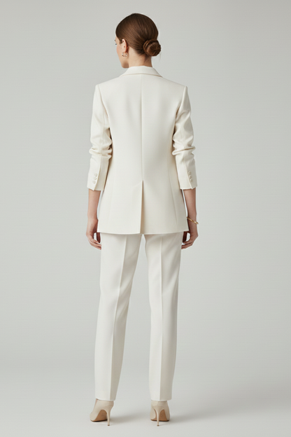 Harlow | Women's Blazer and Straight-Leg Trouser Set