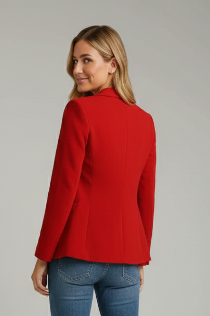 Evie | Women's Single Button Notch Lapel Blazer