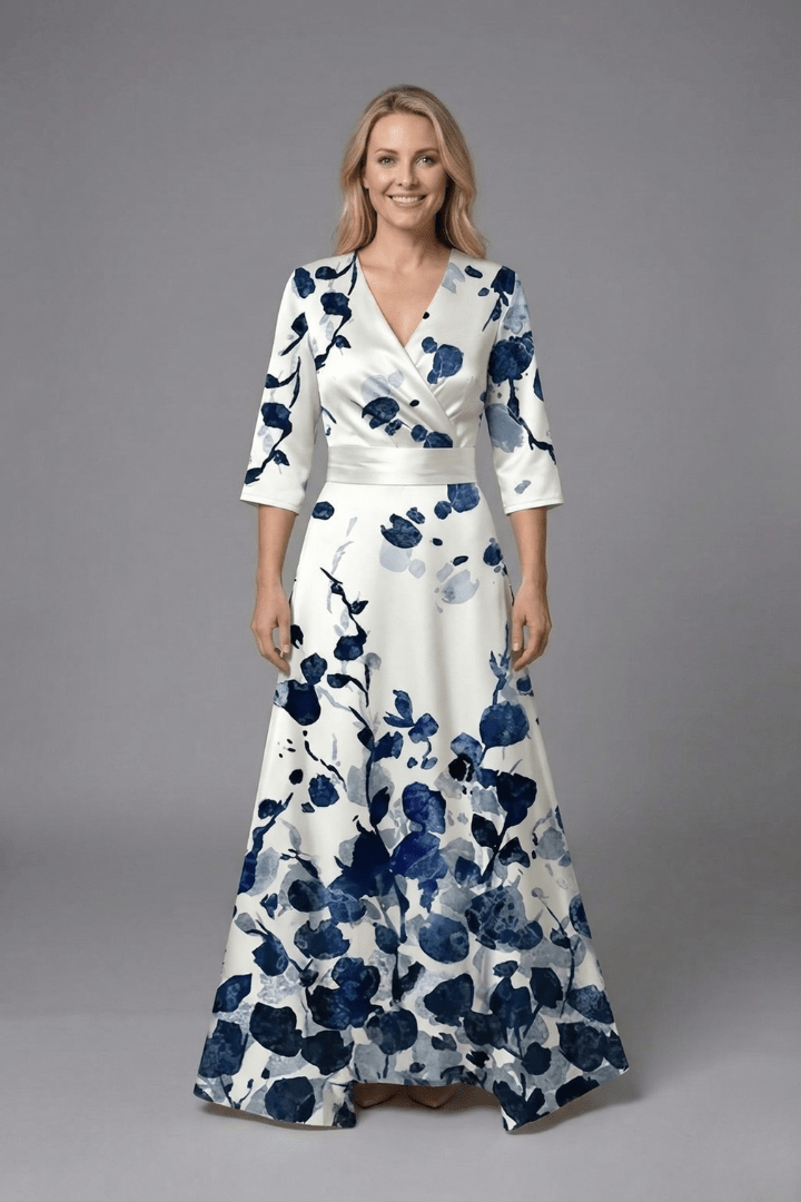Grace | Floral Wrap Maxi Dress Women