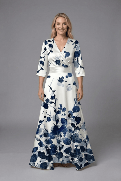Grace | Floral Wrap Maxi Dress Women