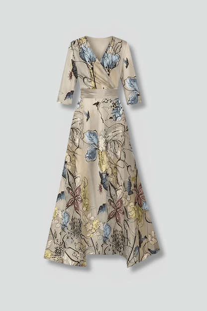Grace | Floral Wrap Maxi Dress Women