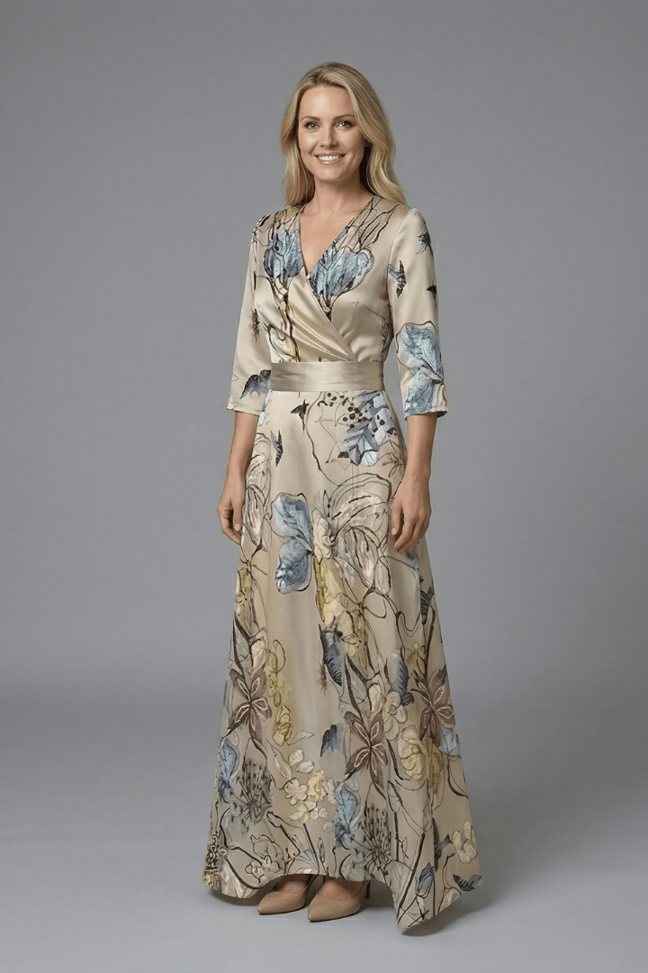 Grace | Floral Wrap Maxi Dress Women