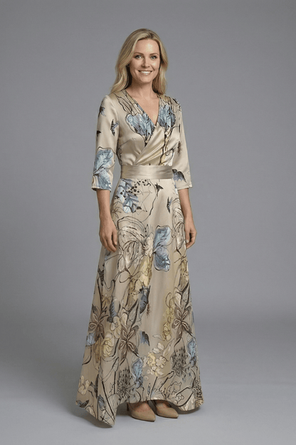 Grace | Floral Wrap Maxi Dress Women