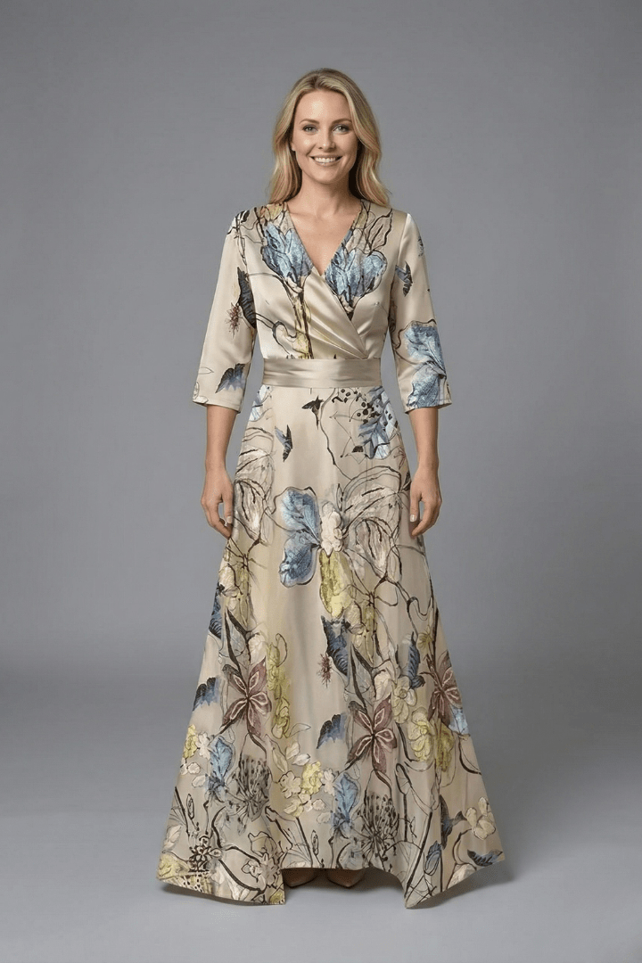Grace | Floral Wrap Maxi Dress Women