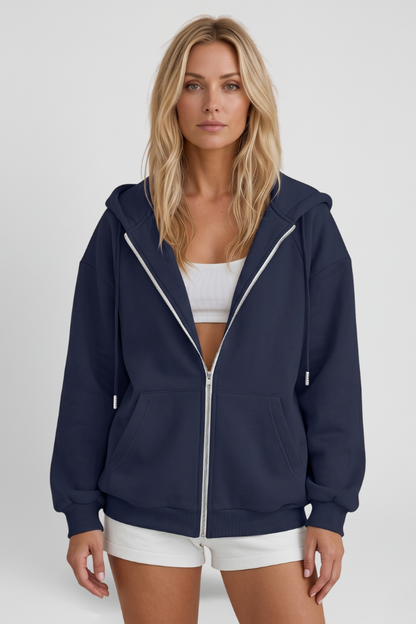 Storm | Women's Hooded Asymmetric Zip Jacket