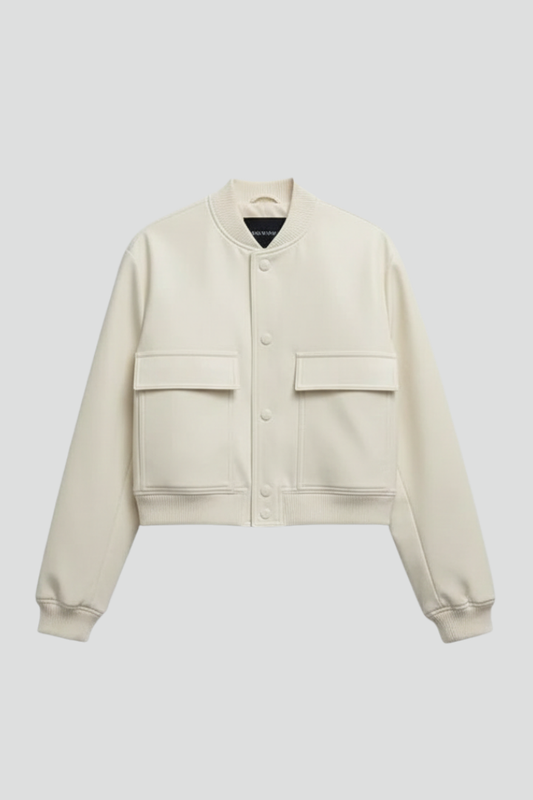 Elara | Women's Button Closure Elasticated Hem Jacket