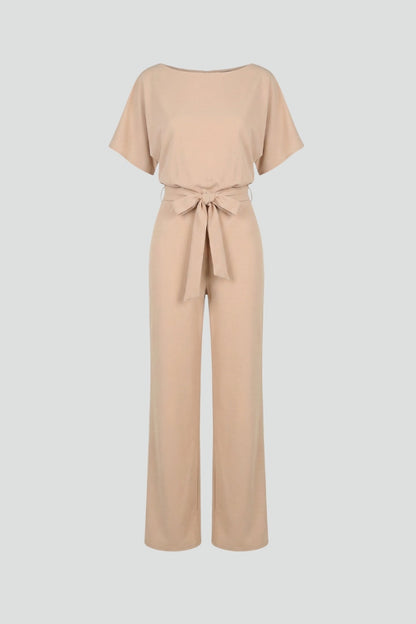 Petra | Women's Wide Leg Belted Jumpsuit