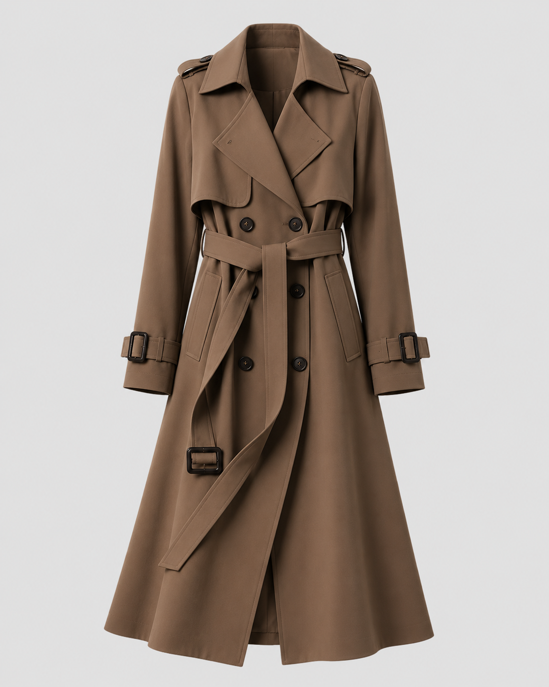 Ximena | Women's Long Belted Trench Coat