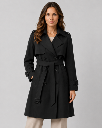 Ximena | Women's Long Belted Trench Coat