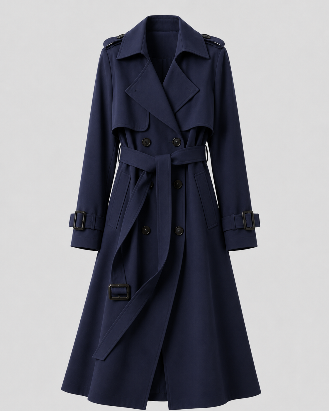 Ximena | Women's Long Belted Trench Coat