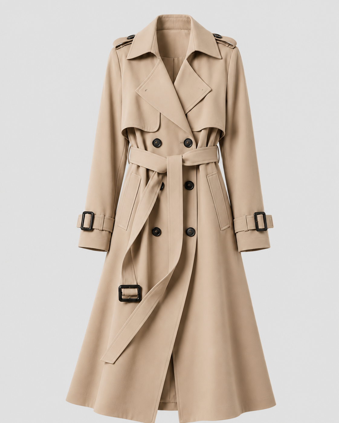 Ximena | Women's Long Belted Trench Coat