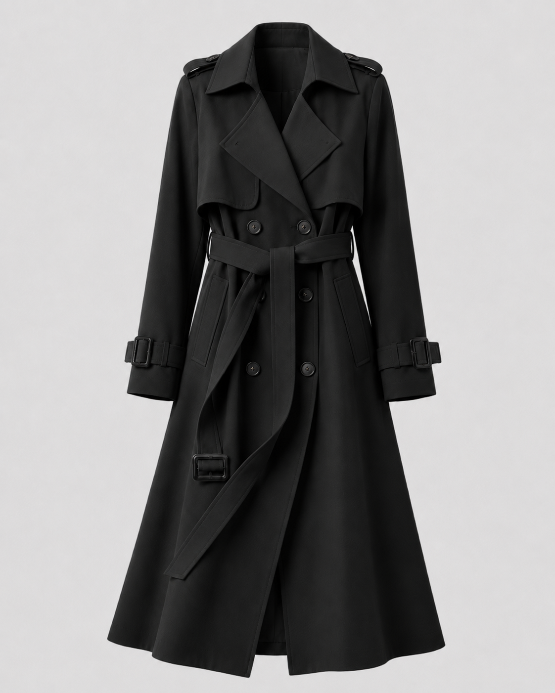 Ximena | Women's Long Belted Trench Coat
